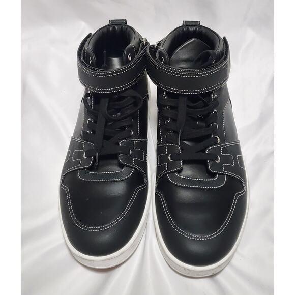 Authentic Hermes Freestyle Leather Sneakers Shoes sz 46 US 12 13 w dust bag - Picture 3 of 12